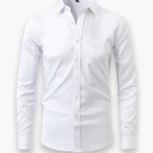 Chemise élégante ajustée homme | Tissu respirant