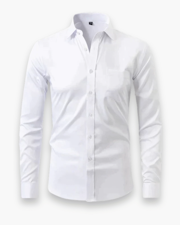Chemise élégante ajustée homme | Tissu respirant