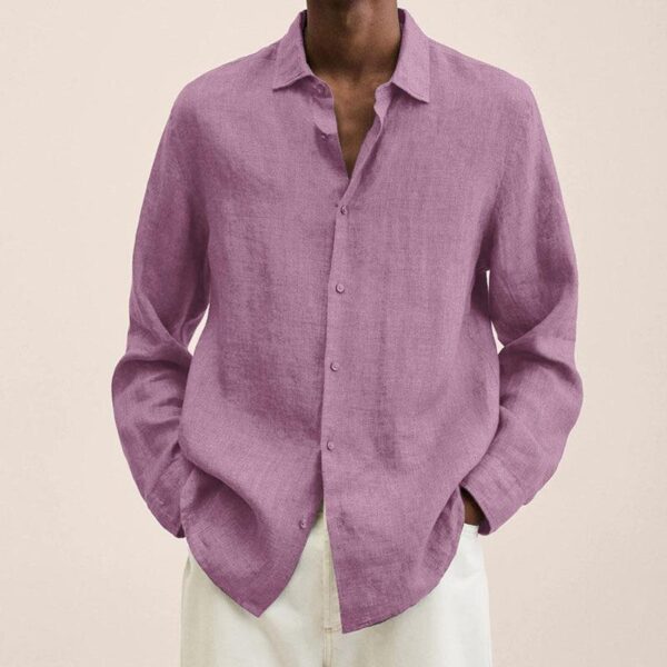 Hilaire - Chemise en Lin - Coupe Détendue - Hommes – Image 16