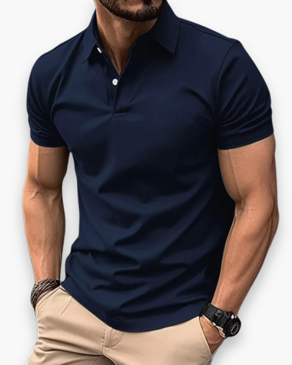 Polo Sportif Classique pour Homme | Élégant – Image 4