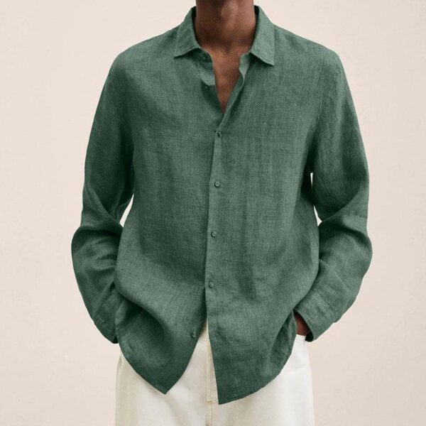 Hilaire - Chemise en Lin - Coupe Détendue - Hommes – Image 17