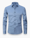Chemise élégante ajustée homme | Tissu respirant