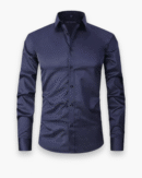 Chemise élégante ajustée homme | Tissu respirant