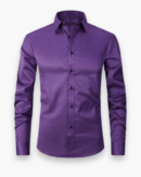 Chemise élégante ajustée homme | Tissu respirant