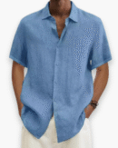 Chemise casual chic homme | Tissu respirant