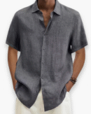 Chemise casual chic homme | Tissu respirant