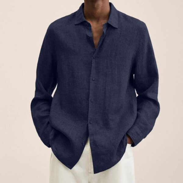Hilaire - Chemise en Lin - Coupe Détendue - Hommes – Image 7
