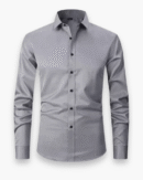 Chemise élégante ajustée homme | Tissu respirant