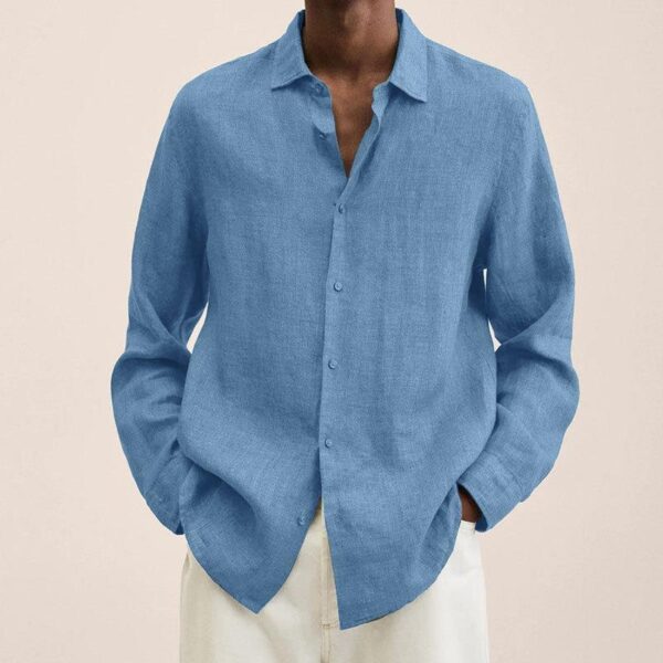 Hilaire - Chemise en Lin - Coupe Détendue - Hommes – Image 10