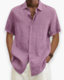Chemise casual chic homme | Tissu respirant