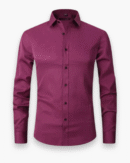 Chemise élégante ajustée homme | Tissu respirant