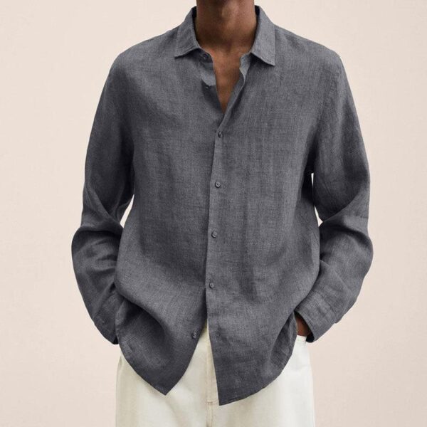 Hilaire - Chemise en Lin - Coupe Détendue - Hommes – Image 9
