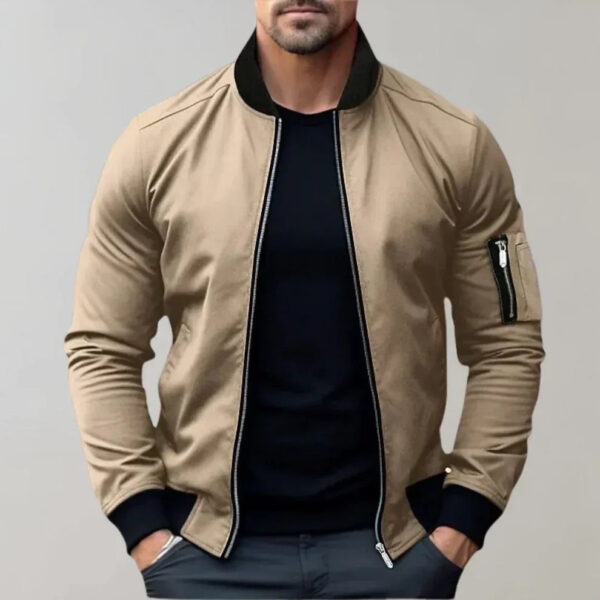 Max – Blouson Bomber Stylé Pour Homme, Idéal Pour Un Usage Quotidien – Image 2