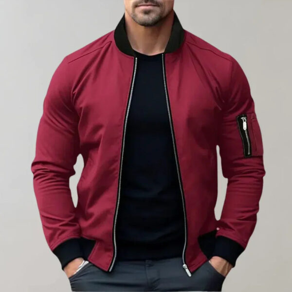 Max – Blouson Bomber Stylé Pour Homme, Idéal Pour Un Usage Quotidien – Image 5