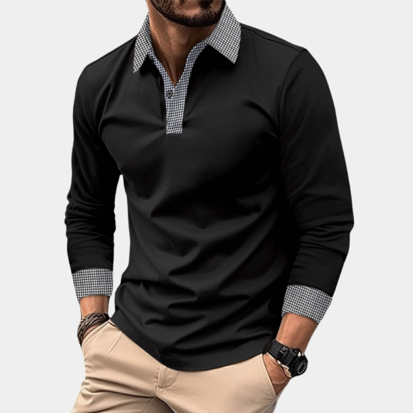 Clément - Polo à manches longues - Décontracté - Hommes – Image 6