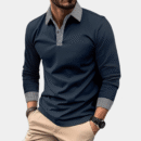 Clément - Polo à manches longues - Décontracté - Hommes