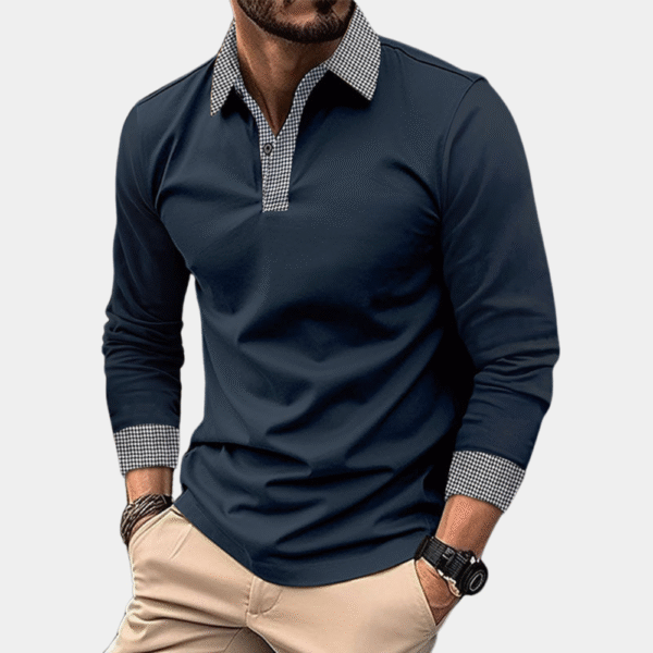 Clément - Polo à manches longues - Décontracté - Hommes – Image 7