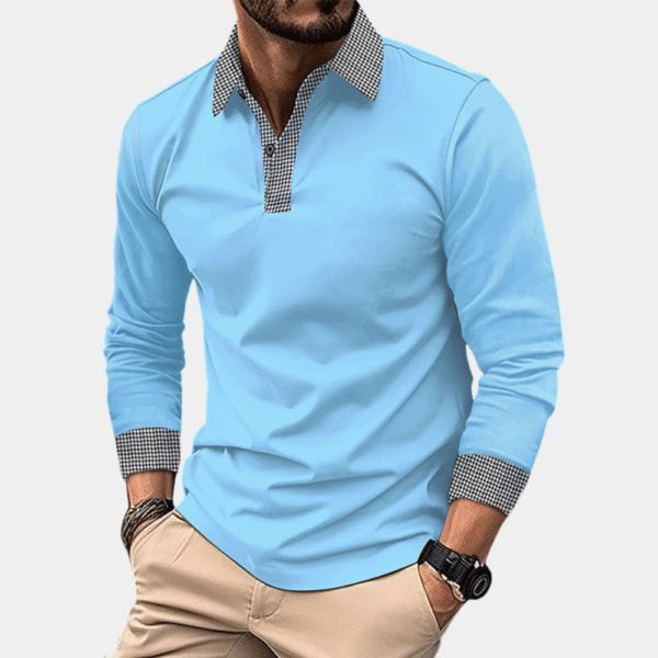 Clément - Polo à manches longues - Décontracté - Hommes – Image 8