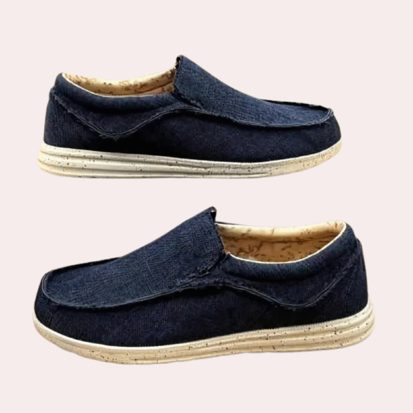 Mocassins pour hommes - Confort respirant - Design intemporel - Noir – Image 8
