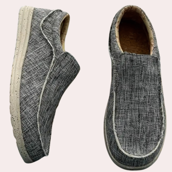 Mocassins pour hommes - Confort respirant - Design intemporel - Noir – Image 6