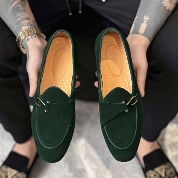 Mocassins pour hommes - Cuir bovin luxe - Légers et confortables – Image 2