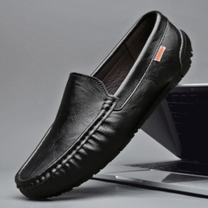 Chaussures en cuir pour hommes - Chaussures à enfiler confortables - Design intemporel