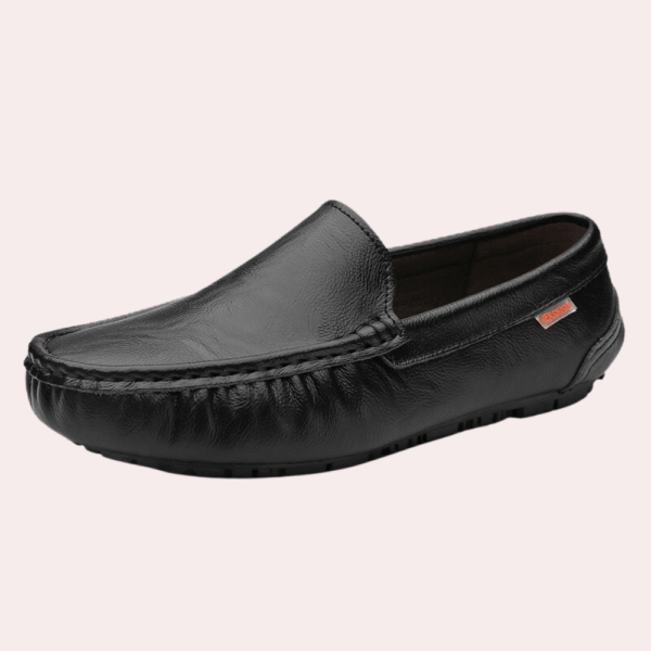 Chaussures en cuir pour hommes - Chaussures à enfiler confortables - Design intemporel – Image 4