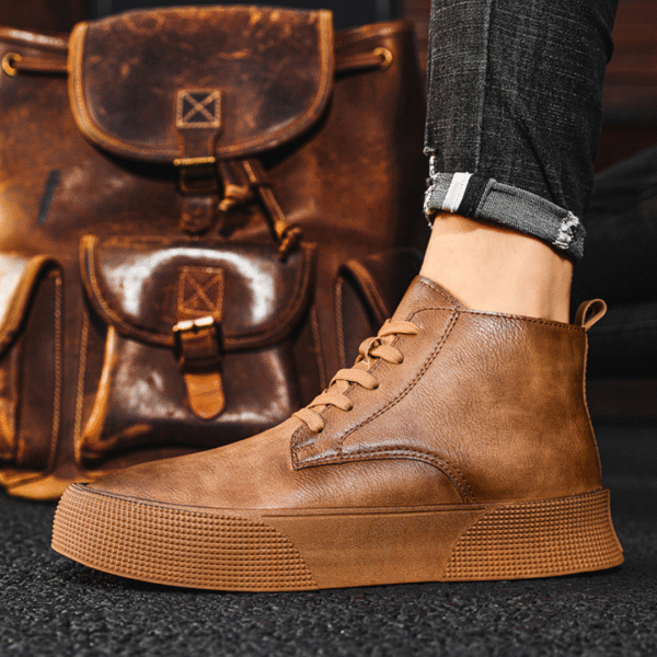 Bottines pour hommes - Matériau de haute qualité - Design intemporel – Image 3