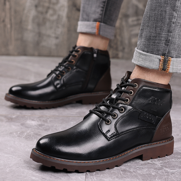 Bottes pour hommes - Qualité premium - Système de lacets robuste – Image 2