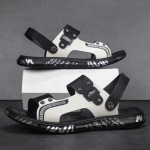 Sandales pour hommes en cuir - Confort de luxe - Ajustement léger
