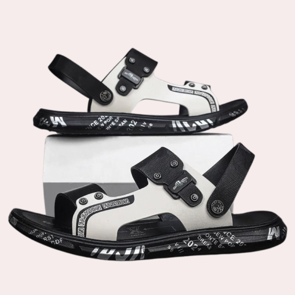 Sandales pour hommes en cuir - Confort de luxe - Ajustement léger – Image 3