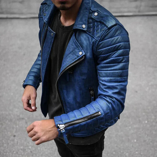 Alphonse – Veste En Cuir De Haute Qualité Pour Hommes, Durable Et Élégante – Image 2
