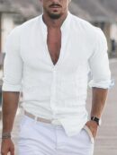 Eberhard - Chemise en Lin - Élégant - Hommes