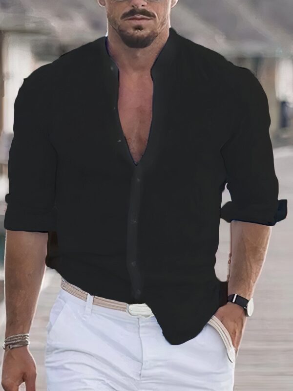 Eberhard - Chemise en Lin - Élégant - Hommes – Image 7