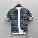 Jeroen - Chemise Imprimée Vintage - Confortable - Hommes
