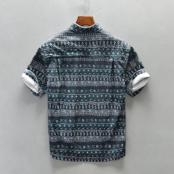 Jeroen - Chemise Imprimée Vintage - Confortable - Hommes – Image 2