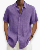 Chemise casual chic homme | Tissu respirant
