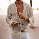 Hugo - Chemise en lin - Respirant - Hommes