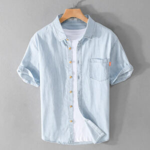 Gerolf - Chemise en denim - Décontractée - Hommes
