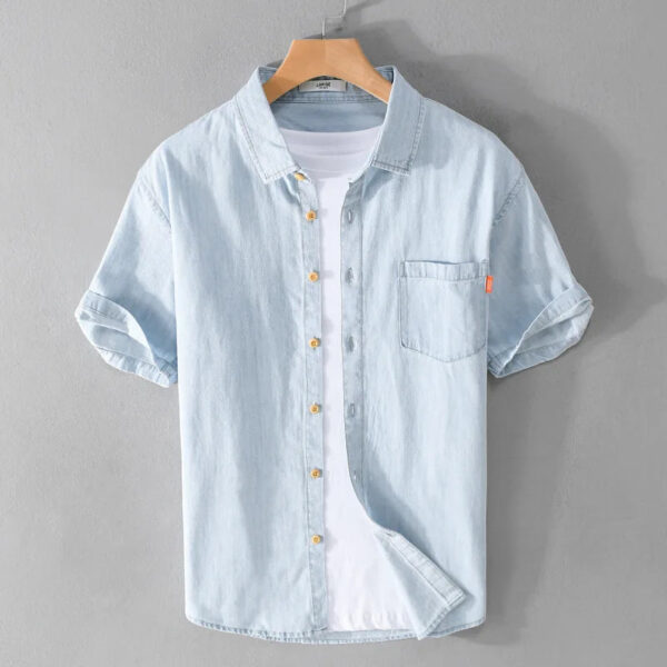 Gerolf - Chemise en denim - Décontractée - Hommes