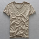 Claus - T-shirt à col en V - Confortable - Homme
