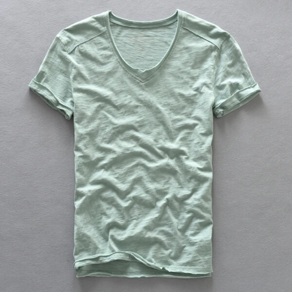 Claus - T-shirt à col en V - Confortable - Homme – Image 8