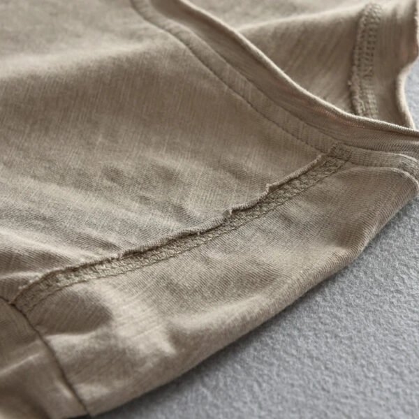 Claus - T-shirt à col en V - Confortable - Homme – Image 6
