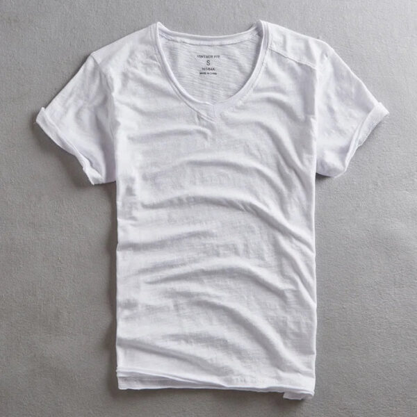 Claus - T-shirt à col en V - Confortable - Homme – Image 5