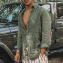 Daan - Chemise en Lin - Respirant - Style Décontracté - Hommes
