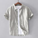 Preston - Chemise en lin décontractée - Intemporelle - Hommes
