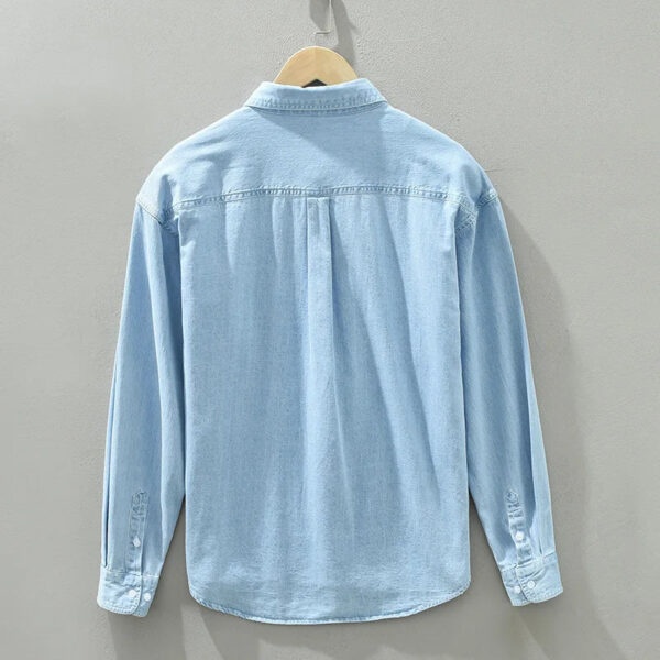 Ezechiël - Chemise en Denim - Intemporel - Hommes – Image 5
