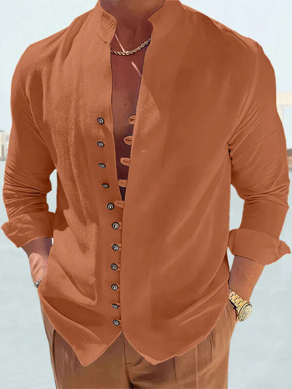 Philip - Chemise en Lin - Intemporelle - Hommes – Image 9