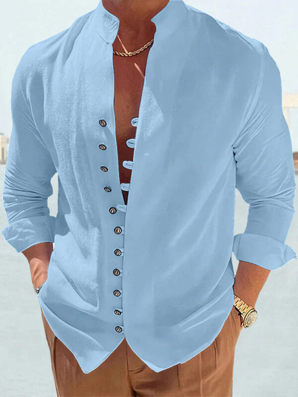 Philip - Chemise en Lin - Intemporelle - Hommes – Image 6