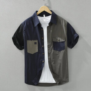 Khalid - Chemise à Patches Décontractée - Tendance - Hommes